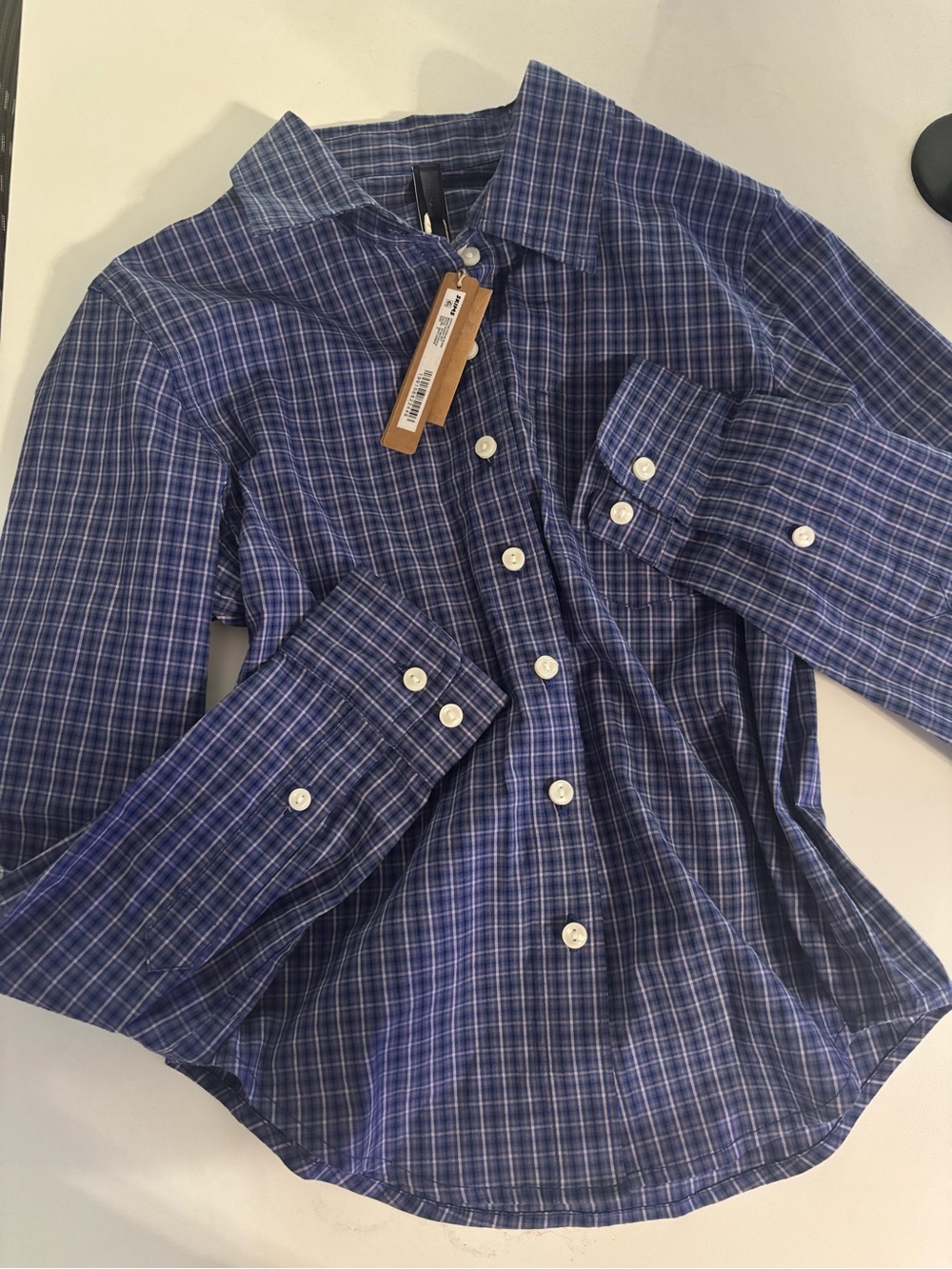 SKIMS Campus Collection Shrunken Button Up Shirt